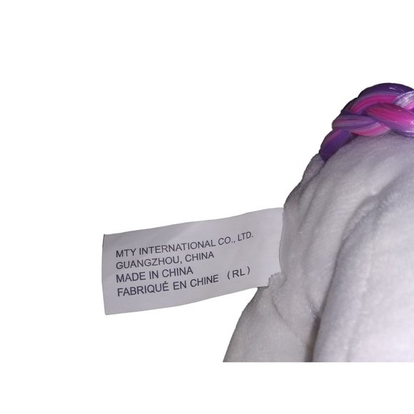 Claires Club Unicorn Play and Sound Stuffed Animal Glimmer Purple Feet Musical P - Picture 7 of 12